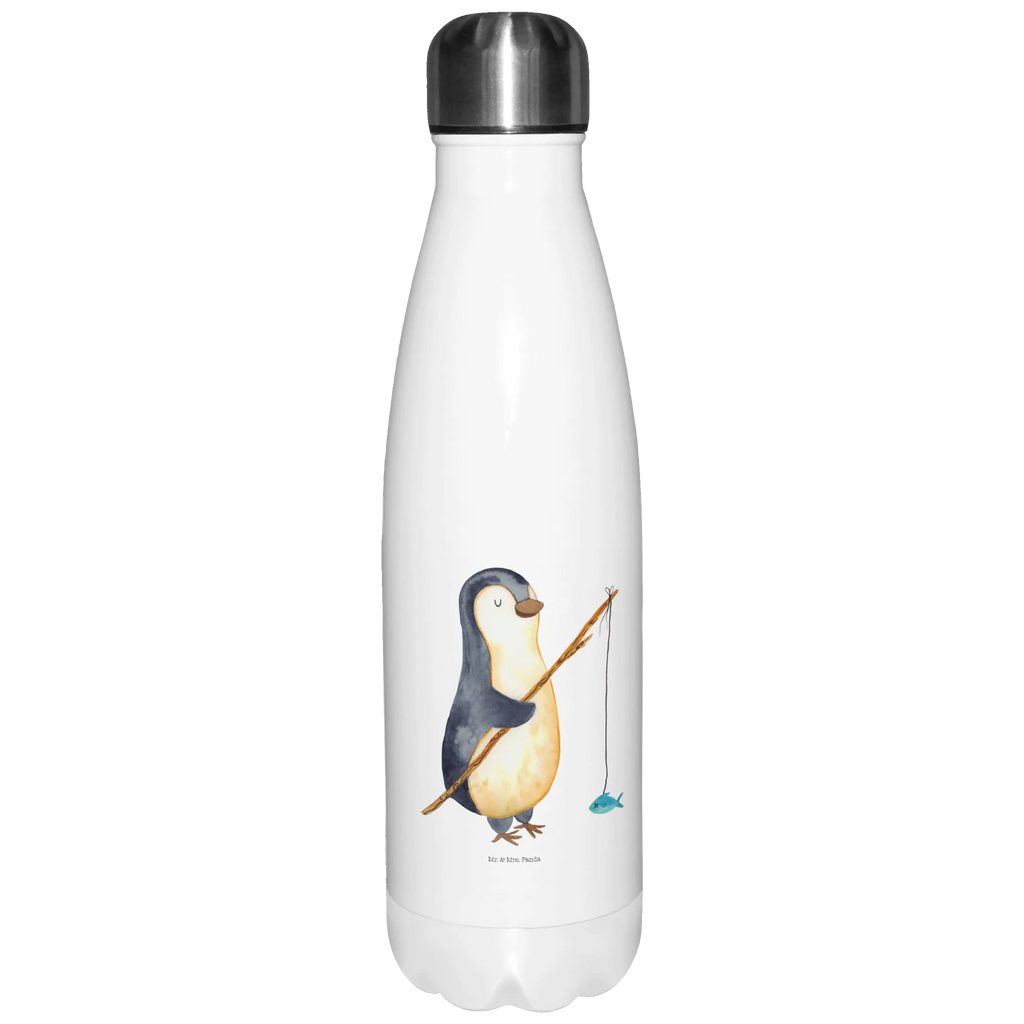 Insulated bottle Penguin angler Thermos bottles, stainless steel, Thermos bottle 500ml, Thermos bottle, Thermos, Penguin, North Pole, Winter, Penguins, plan, daily schedule, fishing, new start, weekend, planner, penguin, gift, friends, angler, hobby, daydreams, vacation, gift idea, penguins, motivation
