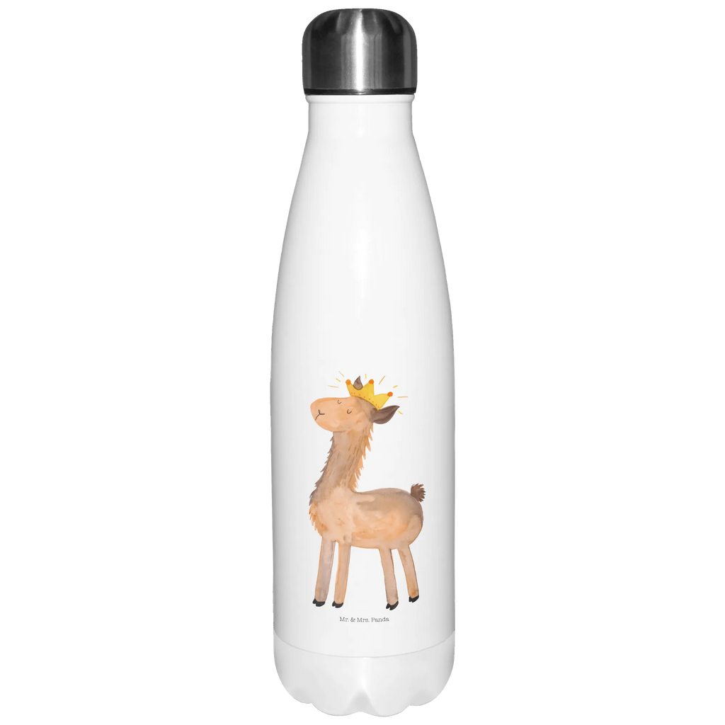 Insulated bottle lama king Thermos bottle 500ml, Thermos, Thermos bottle, Thermos bottles, stainless steel, Llama, llama, alpaca, trendy animal, dad, high school graduation, supervisor, girlfriend, office colleague, lamas, king, colleague, mum, lama, queen, boss