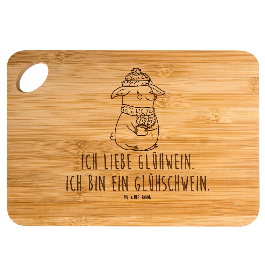Bambus - deska do krojenia świnia grzane wino Adwent, Zima, zimowy motyw, Wigilia, dekoracje świąteczne, Mikołaj, Boże Narodzenie