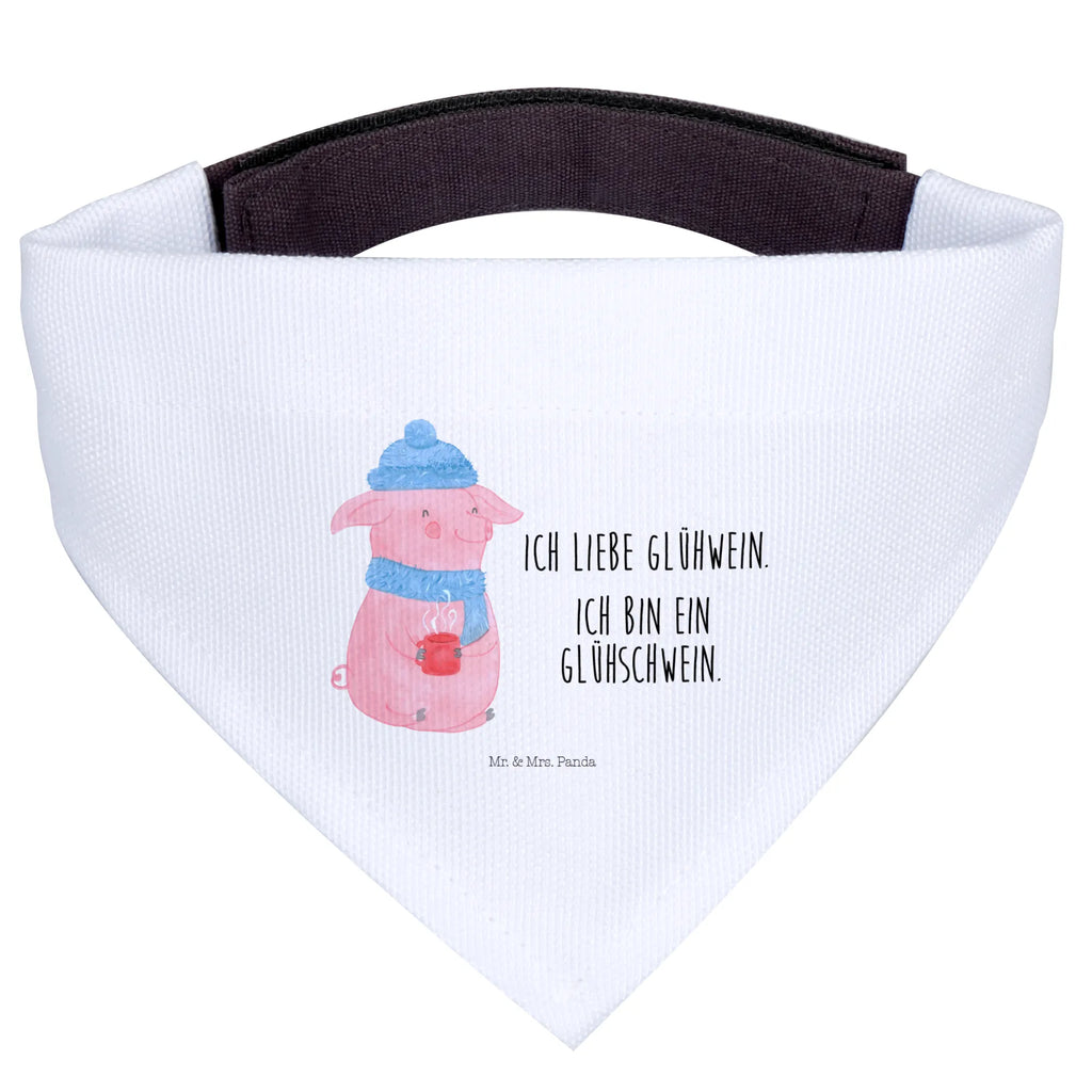 Chusta na szyję dla psa L świnia grzane wino Mittelgroße Hunde, Mittel, Halstuch, Hundehalstuch, Hunde, Tuch, Winter, Weihnachten, Weihnachtsdeko, Nikolaus, Advent, Heiligabend, Wintermotiv, Weihnachtsmarkt, Glühschwein, Punsch, Glühwein