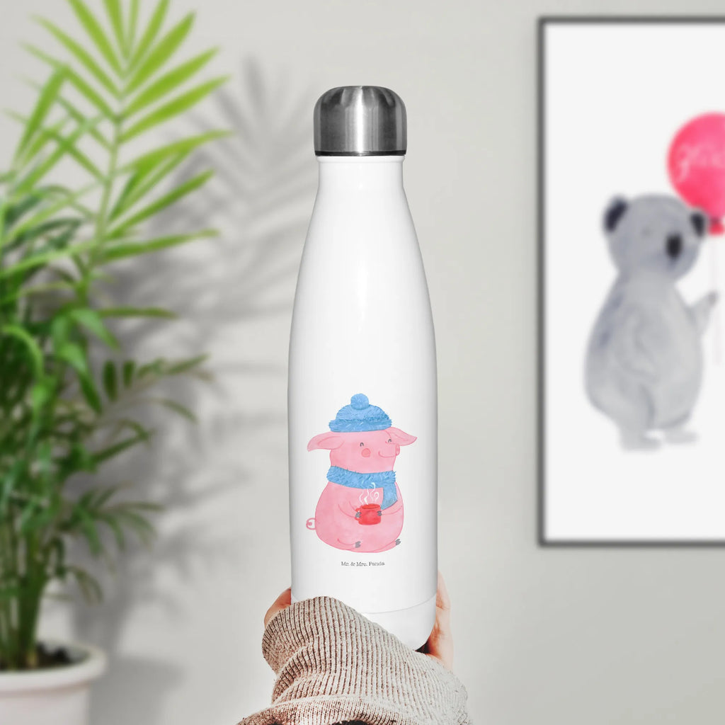 Insulated bottle Pig Mulled wine Thermos bottle 500ml, Thermos bottle, Thermos, stainless steel, Thermos bottles, Winter, Christmas, Christmas time, snow, punch, Christmas market, mulled pig, mulled wine