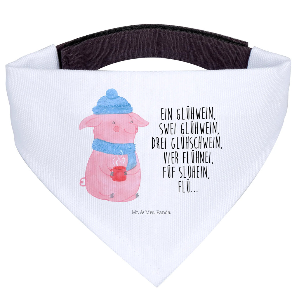 Chusta na szyję dla psa L Świnka grzane wino Hundehalstuch, Halstuch, Tuch, Hunde, Mittel, Mittelgroße Hunde, Heiligabend, Nikolaus, Advent, Weihnachten, Winter, Wintermotiv, Weihnachtsdeko, Glühwein, Spruch, Weihnachtsmarkt, Betrunken