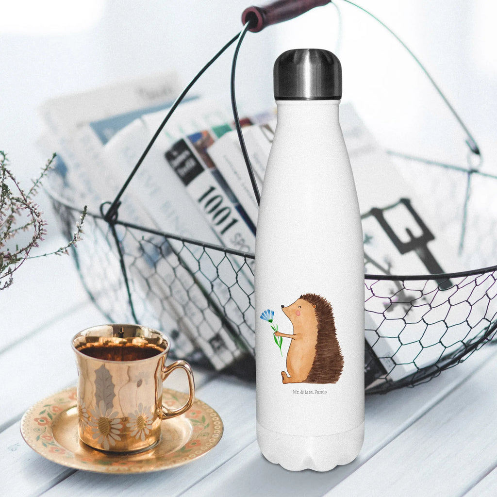 Thermosflasche Igel mit Blume thermosflaschen, isolierflaschen, reiseflasche, Vakuumflasche, thermo trinkflasche, Edelstahl Trinkflasche, isolierbehälter, thermobehälter, Getränkeflasche, Isolierflasche, wanderflasche, metallflasche, flasche aus edelstahl, trinkflaschen, Outdoorflasche, Edelstahlflasche, edelstahl wasserflasche, Trinkflasche Isoliert, Thermoflasche, Trinkbehälter, Wasserflasche, Trinkgefäß, Thermosflasche, thermobottle, edelstahl isolierflasche, Thermoflasche Edelstahl, isolier trinkflasche, Trinkflasche, Thermos, Lustige Sprüche, Tiere, Tiermotive, Gute Laune, Krankheit, Gute Besserung, Besuch, Krankenhaus, Genesungswünsche, Igel, krank