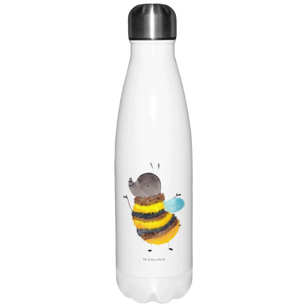 Insulated bottle bumblebee fluffy stainless steel, Thermos bottles, Thermos, Thermos bottle, Thermos bottle 500ml, small animals, cute, funny, cute animal motives, hand drawn, small world, funny sayings, good mood, happy, gifts, gift ideas, special gifts, animal lover, card, Nature, Fluffy, Flower, Bumblebee, Bee