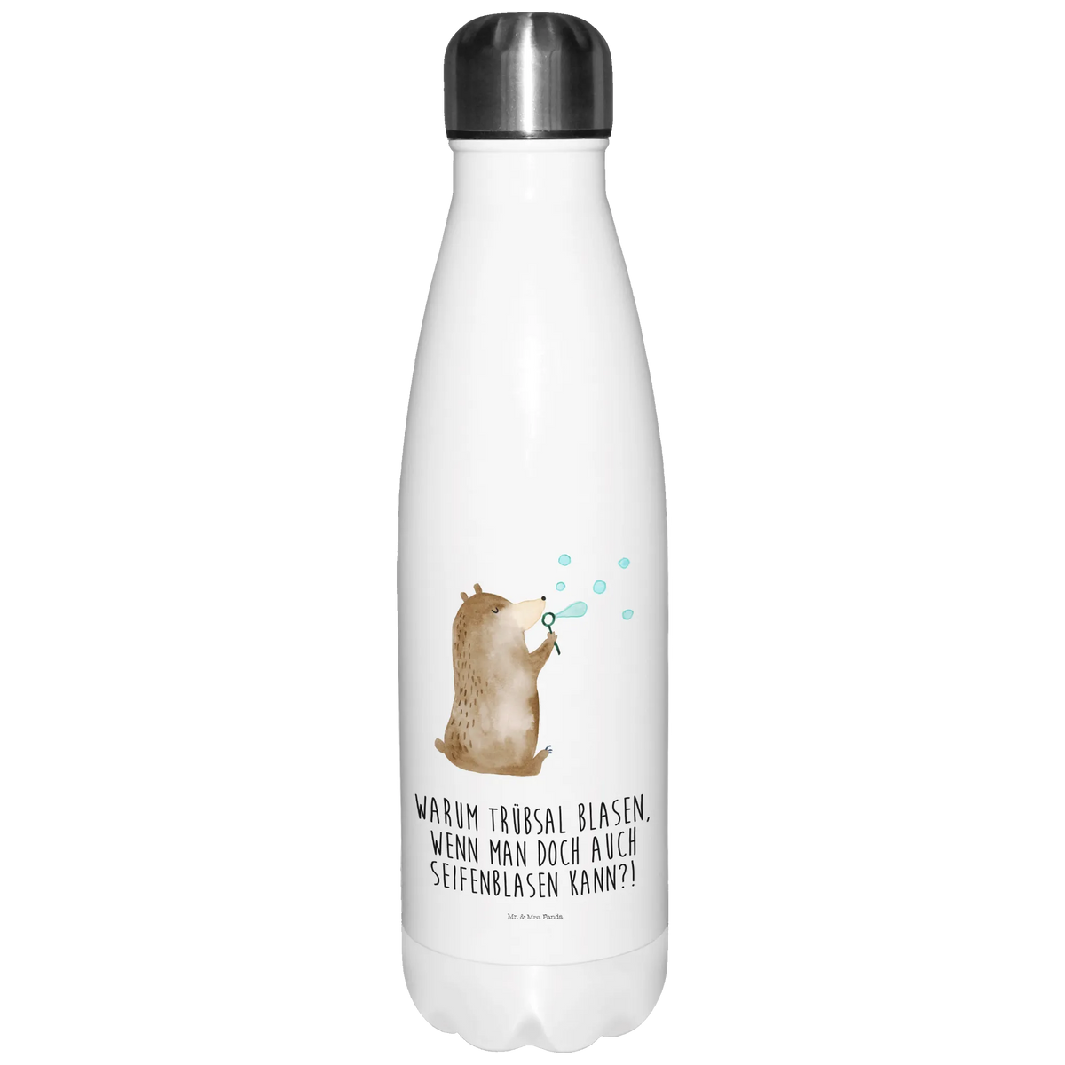 Insulated bottle bear soap bubbles Edelstahlflasche, Thermo-Trinkflasche, Kaffeeflasche, Thermos, edelstahl isolierflasche, Trinkflasche, Outdoorflasche, thermobottle, reiseflasche, Thermoflasche Edelstahl, isolier trinkflasche, Thermosflasche, thermo trinkflasche, Edelstahl Thermosflasche, Teeflasche, Trinkgefäß, metallflasche, Sprudelflasche, Trinkbehälter, flasche aus edelstahl, wanderflasche, Getränkeflasche, Sportflasche, Wasserflasche, Isolier-Trinkflasche, edelstahl wasserflasche, thermobehälter, thermosflaschen, Vakuumflasche, trinkflaschen, isolierbehälter, Trinkflasche Isoliert, isolierflaschen, schulflasche, Teddy, Bär, Teddybär, Seifenblasen Bär Lustig Sein Glücklich Traurig Happy