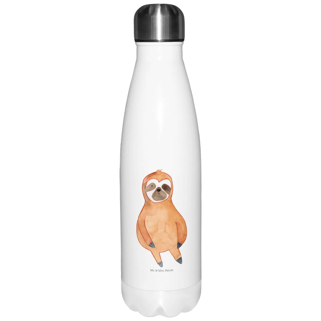 Insulated bottle sloth Satisfied Thermos bottle 500ml, Thermos, stainless steel, Thermos bottle, Thermos bottles, Sloth, sloth, trend animal, happy, happiness, contented, lazy, relax, break, favorite animal