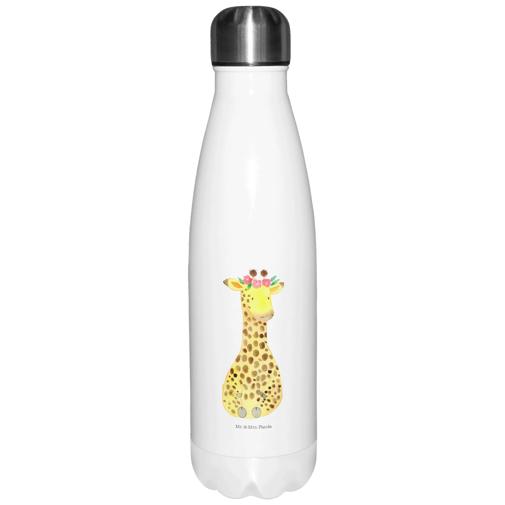 Insulated bottle giraffe flower wreath thermo trinkflasche, edelstahl isolierflasche, edelstahl wasserflasche, Trinkflasche, reiseflasche, Edelstahlflasche, Vakuumflasche, Outdoorflasche, thermobottle, thermobehälter, Thermoflasche, thermosflaschen, isolierflaschen, flasche aus edelstahl, isolier trinkflasche, Trinkflasche Isoliert, isolierbehälter, Trinkbehälter, Thermos, Thermosflasche, metallflasche, Trinkgefäß, Edelstahl Trinkflasche, Isolierflasche, wanderflasche, trinkflaschen, Wasserflasche, Getränkeflasche, Thermoflasche Edelstahl, Afrika, Wildtiere, Giraffe, Freundin, Blumenkranz, Abenteurer, Selbstliebe