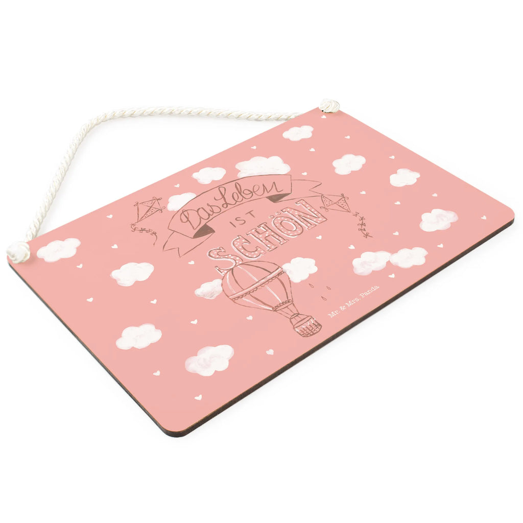 Decorative sign hot air balloon Life Nature, joy of life, love, experience, Life is beautiful, be happy, Life, Hot-air balloon, Inspiration, Saying life, Quote, Decoration house