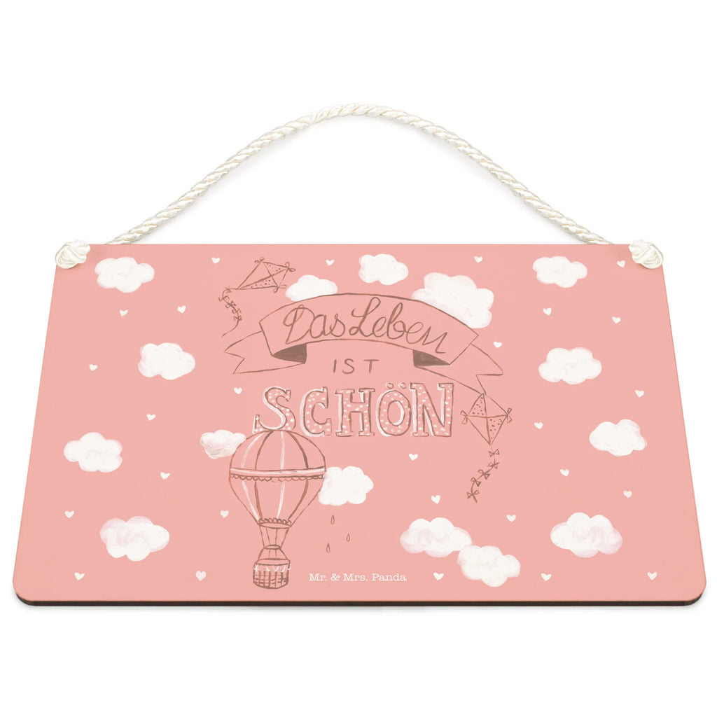 Decorative sign hot air balloon Life Nature, joy of life, love, experience, Life is beautiful, be happy, Life, Hot-air balloon, Inspiration, Saying life, Quote, Decoration house