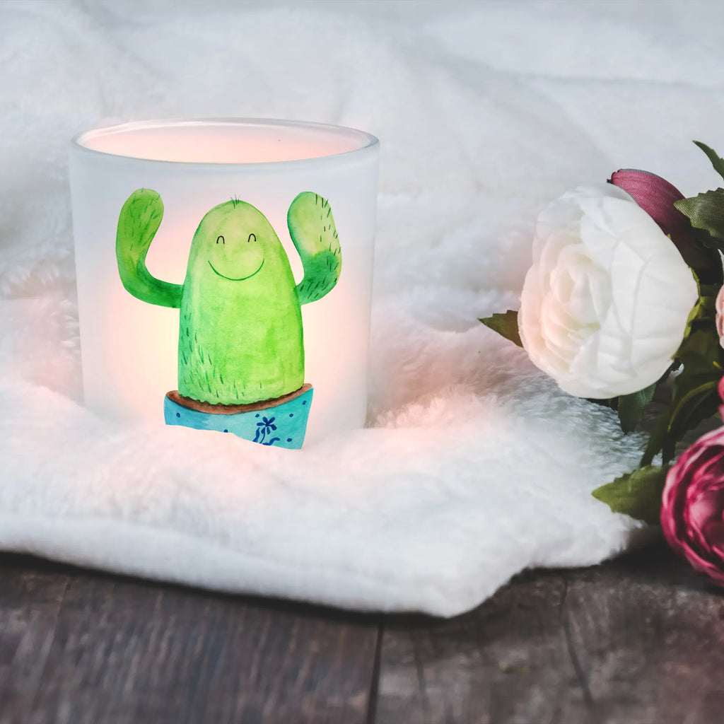 Lantern cactus happy tealight holder, glass tealight, Wind light, cactus, cactuses, plants, cactus plant, small green cactus, funny, family, office life, education, mother, colleague, friend, cacti, new start, saying, child protection, office, motivation