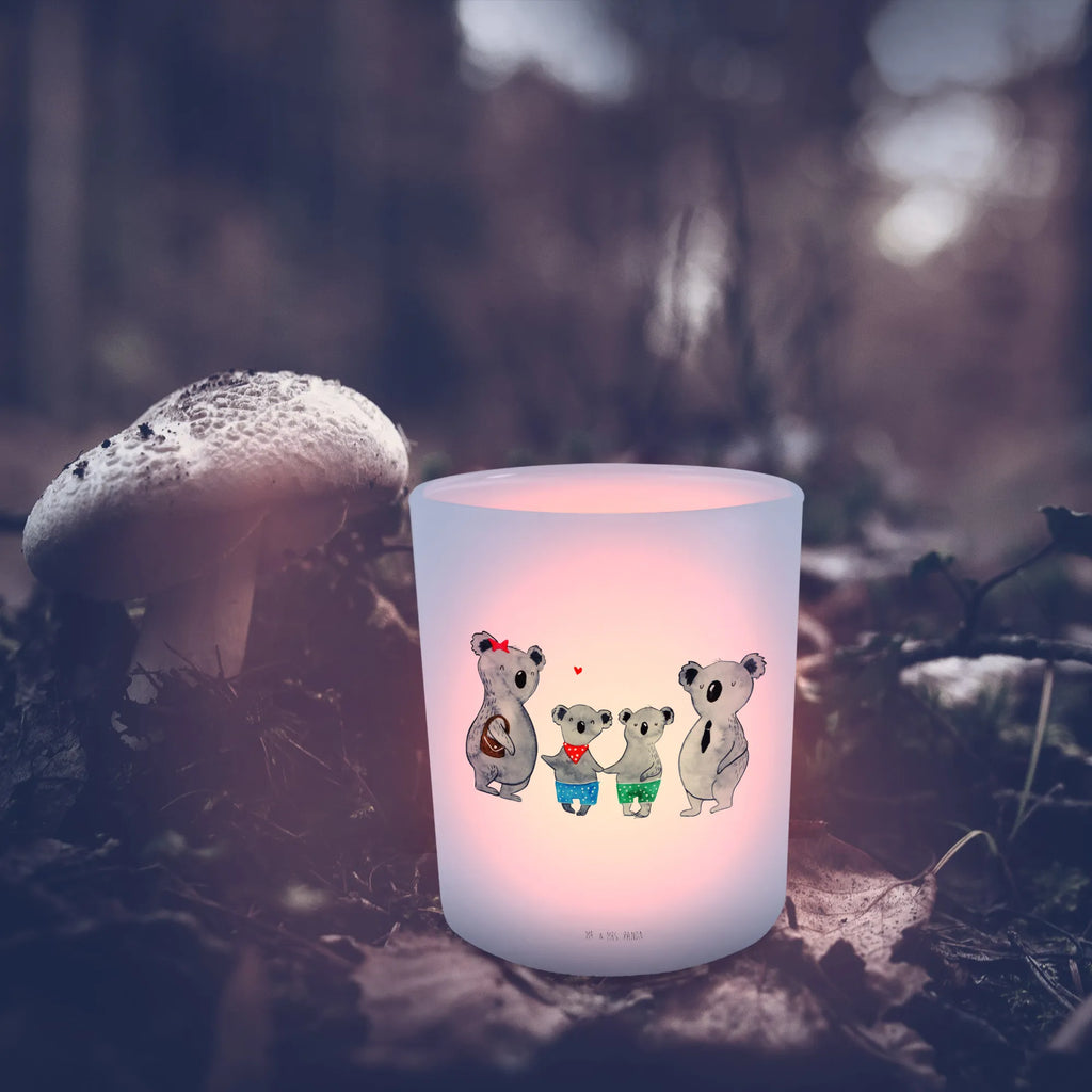 Lantern Koala family with two kids Wind light, tealight holder, glass tealight, Family, Father's Day, Mother's Day, brother, sister, Mom, Dad, koala bear, family, favourite family, best family, koala, family life, koala family, family time