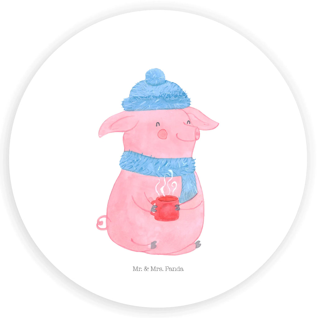 Round sticker piggy Mulled wine Etikett, Sticker, Aufkleber, Weihnachten, Winter, Wintermotiv, Weihnachtsdeko, Heiligabend, Nikolaus, Advent, Betrunken, Weihnachtsmarkt, Glühwein, Spruch