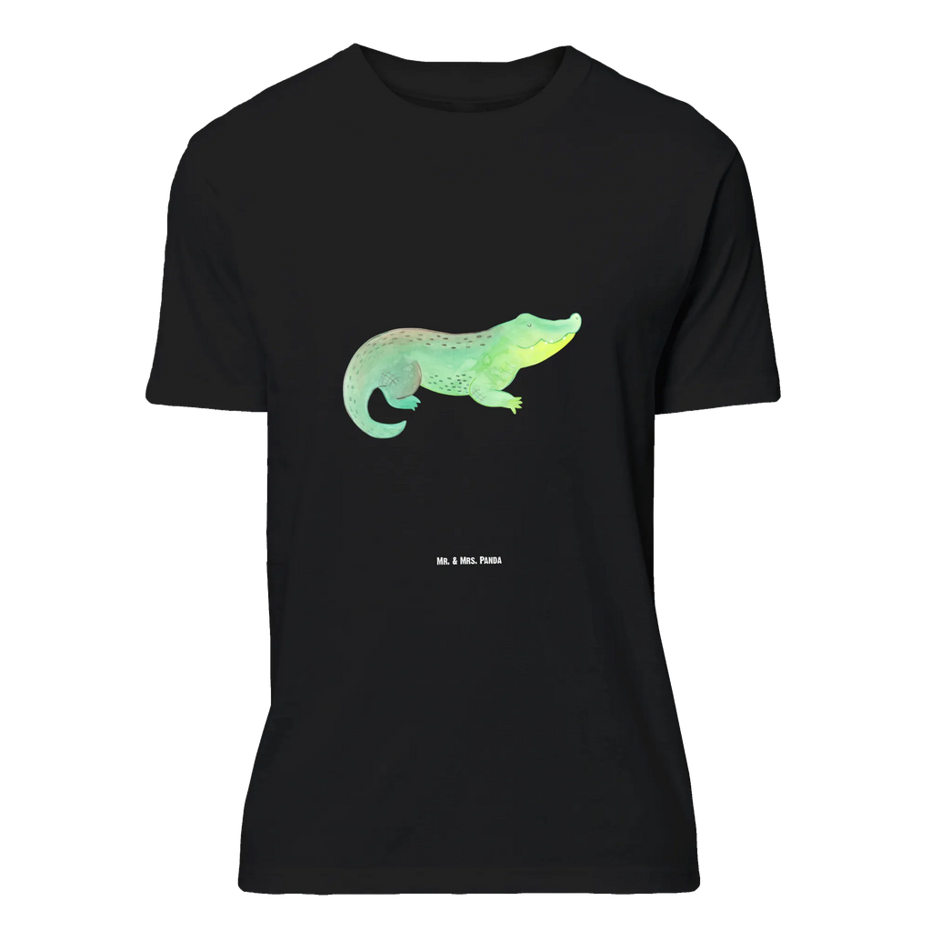 T-Shirt Standard Krokodil Tshirt, Nachthemd, Damen, Lustiges T-Shirt, T-Shirt, Herrn, Schlafshirt, Jubiläum, Shirt, T-Shirt mit Spruch, Junggesellenabschied, Geburstag, Meer, Urlaub, Meerestiere, Reiselust, Abenteuerlust, Freundin, Lieblingsmensch, Verrückt sein, Krokodil, Beste Freundin, Krokodile, Spontan sein