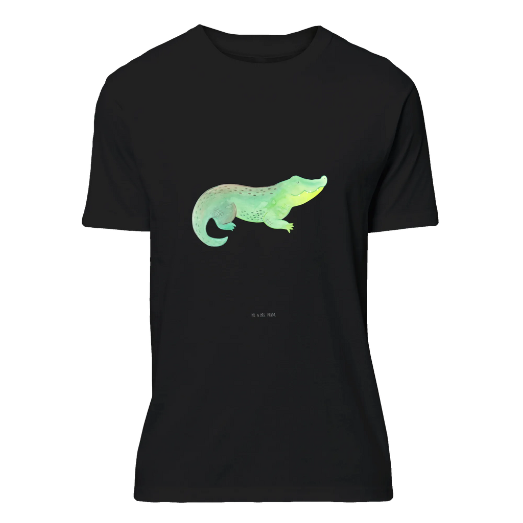 T-Shirt Standard Krokodil Tshirt, Nachthemd, Damen, Lustiges T-Shirt, T-Shirt, Herrn, Schlafshirt, Jubiläum, Shirt, T-Shirt mit Spruch, Junggesellenabschied, Geburstag, Meer, Urlaub, Meerestiere, Reiselust, Abenteuerlust, Freundin, Lieblingsmensch, Verrückt sein, Krokodil, Beste Freundin, Krokodile, Spontan sein