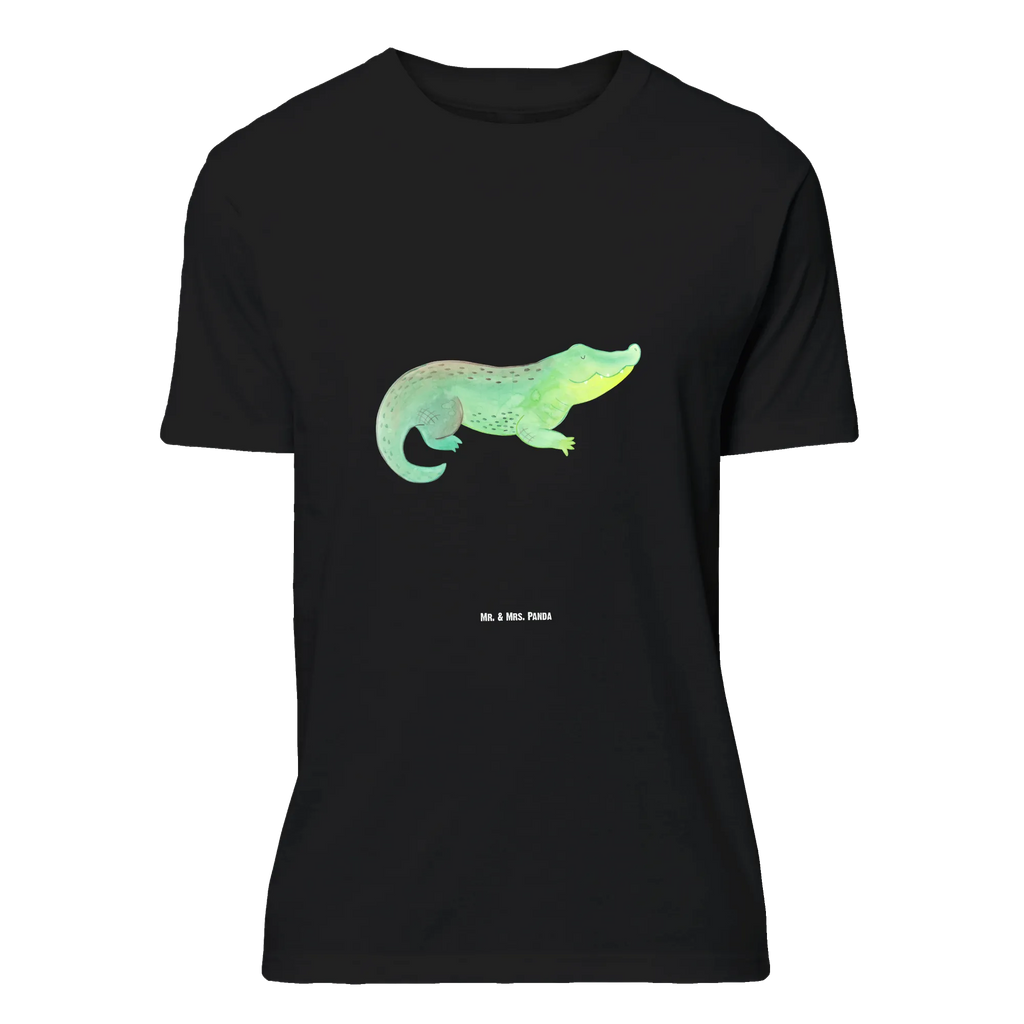 T-Shirt Standard Krokodil Tshirt, Nachthemd, Damen, Lustiges T-Shirt, T-Shirt, Herrn, Schlafshirt, Jubiläum, Shirt, T-Shirt mit Spruch, Junggesellenabschied, Geburstag, Meer, Urlaub, Meerestiere, Reiselust, Abenteuerlust, Freundin, Lieblingsmensch, Verrückt sein, Krokodil, Beste Freundin, Krokodile, Spontan sein
