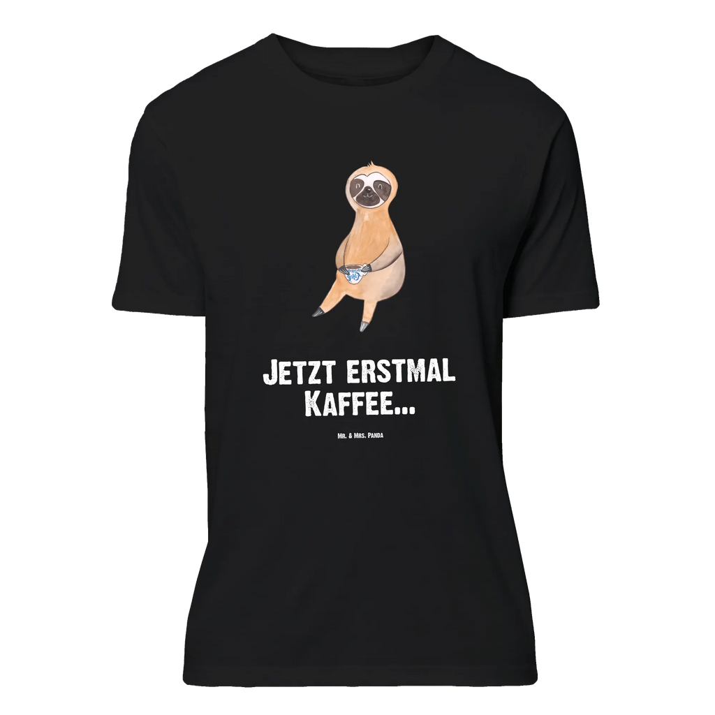 T-Shirt Standard Faultier Kaffee Herrn, T-Shirt, T-Shirt mit Spruch, Tshirt, Schlafshirt, Damen, Lustiges T-Shirt, Nachthemd, Junggesellenabschied, Geburstag, Shirt, Jubiläum, Faultier Geschenk, Faultier Deko, Faultier, Erster Kaffee, Faultiere, Coffee, Genießer, Kaffeegetränk, Kaffeetasse, Kaffee, Morgenmuffel, faul, Lieblingstier, Frühaufsteher