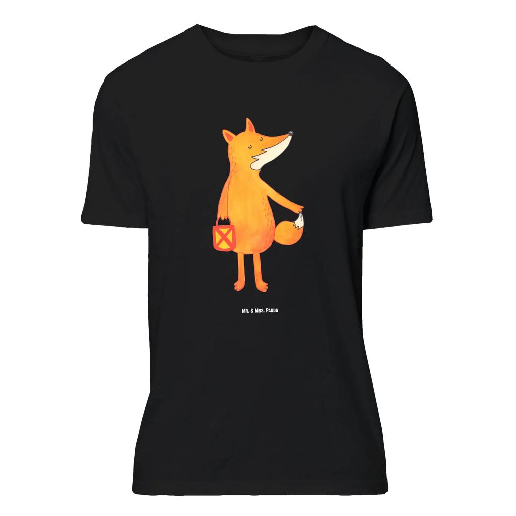 T-Shirt Standard Fuchs Laterne Schlafshirt, Jubiläum, Herrn, Damen, Shirt, Nachthemd, Tshirt, T-Shirt mit Spruch, T-Shirt, Lustiges T-Shirt, Geburstag, Junggesellenabschied, Fuchs, Laterne, Sankt Martin, Füchse, Spruch Trösten, Laternenumzug, Cäsar Otto Hugo Flaischlen, Aufmuntern, Liebeskummer Spruch