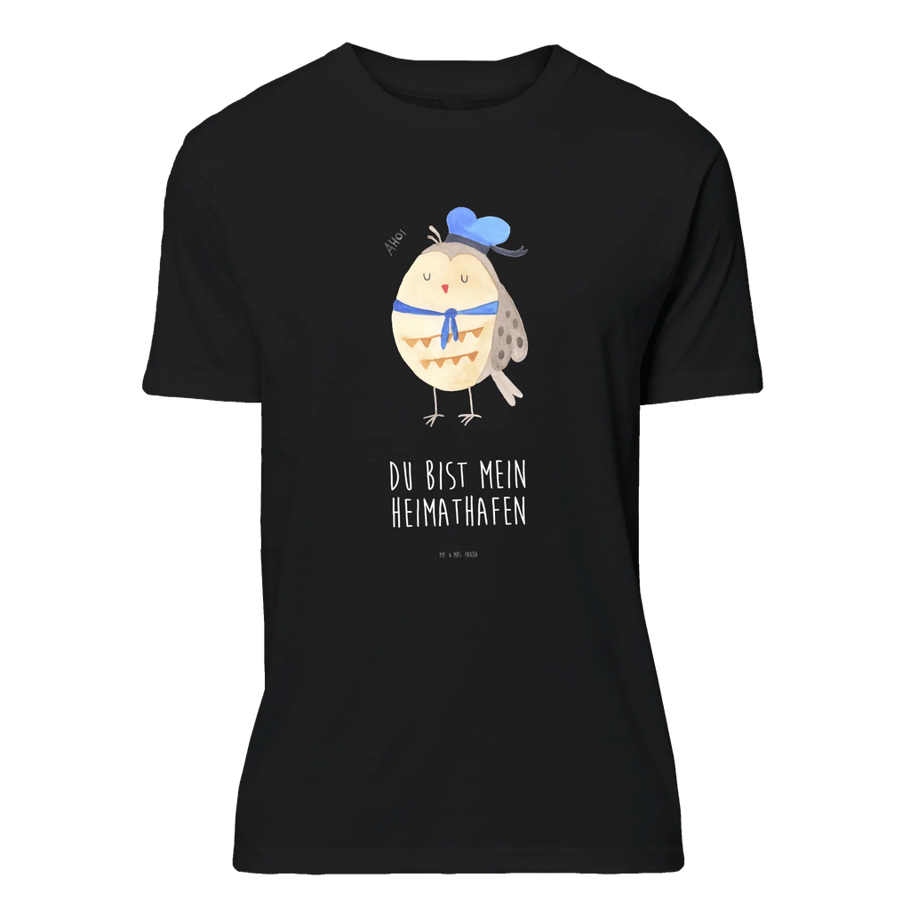 T-Shirt Standard Eule Matrose Nachthemd, Junggesellenabschied, T-Shirt mit Spruch, Herrn, Jubiläum, T-Shirt, Schlafshirt, Lustiges T-Shirt, Shirt, Damen, Geburstag, Tshirt, Eule, Wortspiel Lustig, Owl, Seefahrer, Freundin, Matrose, Eule Spruch, Hochzeitstag Geschenk, Eule Deko, Heimathafen, Ehe