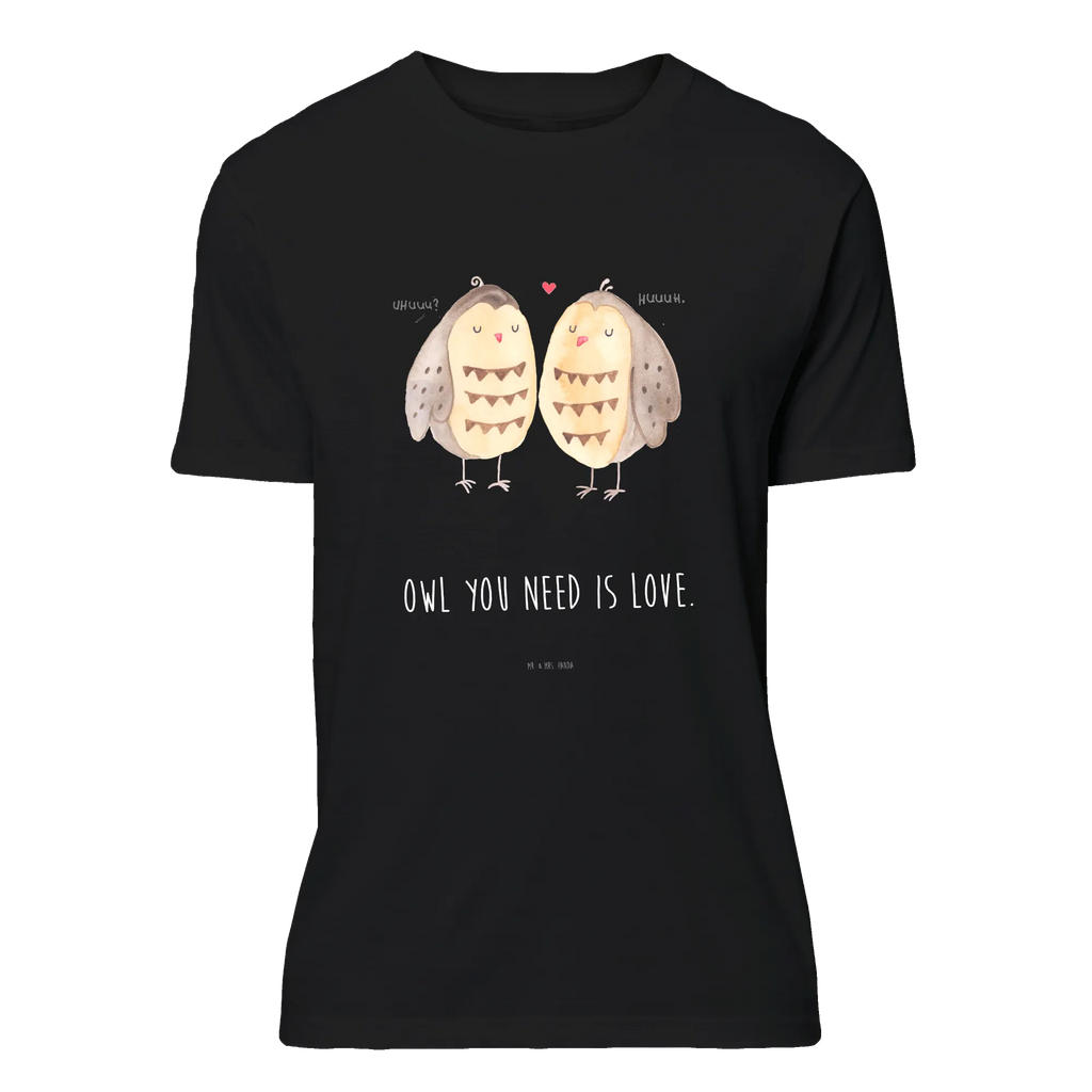 T-Shirt Standard Eulen Liebe Shirt, Jubiläum, Junggesellenabschied, Herrn, Lustiges T-Shirt, T-Shirt mit Spruch, Schlafshirt, Geburstag, Damen, T-Shirt, Tshirt, Nachthemd, Eule, Liebe Spruch, Liebe, All You Need Is Love, Freundin Geschenk, Owl, Wortspiel Lustig, Hochzeit Spruch, Eule Deko, Freund