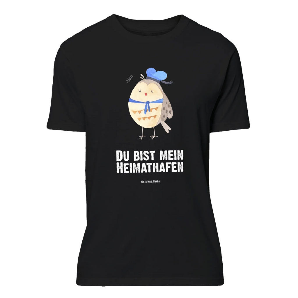 T-Shirt Standard Eule Matrose Nachthemd, Junggesellenabschied, T-Shirt mit Spruch, Herrn, Jubiläum, T-Shirt, Schlafshirt, Lustiges T-Shirt, Shirt, Damen, Geburstag, Tshirt, Eule, Wortspiel Lustig, Owl, Seefahrer, Freundin, Matrose, Eule Spruch, Hochzeitstag Geschenk, Eule Deko, Heimathafen, Ehe