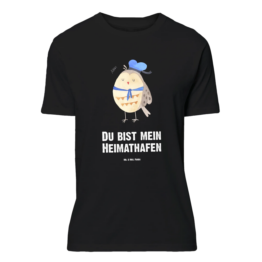 T-Shirt Standard Eule Matrose Nachthemd, Junggesellenabschied, T-Shirt mit Spruch, Herrn, Jubiläum, T-Shirt, Schlafshirt, Lustiges T-Shirt, Shirt, Damen, Geburstag, Tshirt, Eule, Wortspiel Lustig, Owl, Seefahrer, Freundin, Matrose, Eule Spruch, Hochzeitstag Geschenk, Eule Deko, Heimathafen, Ehe