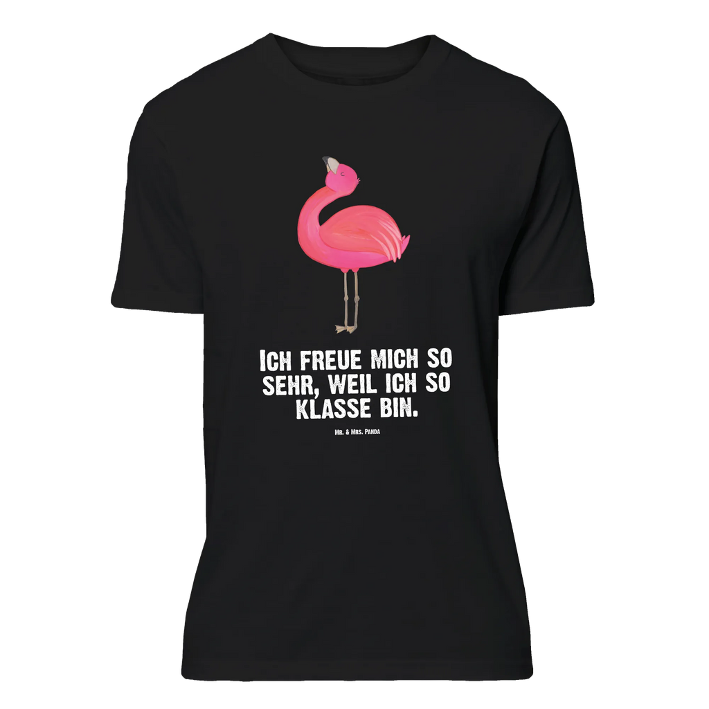 T-Shirt Standard Flamingo stolz T-Shirt mit Spruch, Lustiges T-Shirt, Damen, Tshirt, Nachthemd, Schlafshirt, Shirt, Jubiläum, Geburstag, T-Shirt, Herrn, Junggesellenabschied, Flamingo, Selbstliebe, Freundin, Mama, Schwester, Beste Freundin, Stolz, Freude, Tochter, Selbstakzeptanz