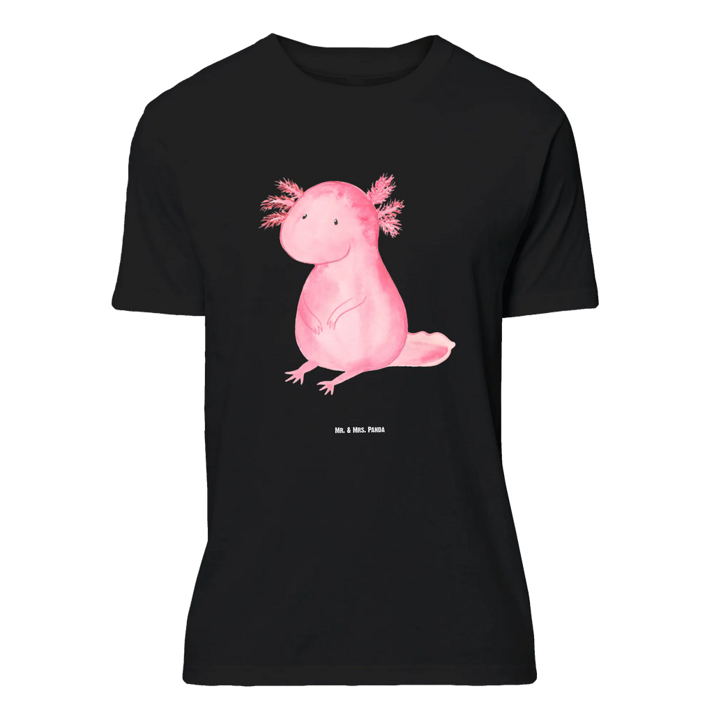 T-Shirt Standard Axolotl Shirt, T-Shirt, Jubiläum, Geburstag, Tshirt, Nachthemd, Schlafshirt, Lustiges T-Shirt, Damen, T-Shirt mit Spruch, Junggesellenabschied, Herrn, Axolotl, Molch, Lebensstil, Weisheit, Axolot, Lebensweisheit, Zufrieden, Liebe, Freundin, Fröhlich, Vergnügt
