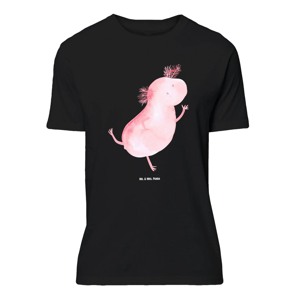 T-Shirt Standard Axolotl tanzt Damen, Shirt, Tshirt, Lustiges T-Shirt, Geburstag, T-Shirt mit Spruch, Nachthemd, Herrn, Junggesellenabschied, Schlafshirt, T-Shirt, Jubiläum, Axolotl, Molch, Verrückt, Freundin, Schwanzlurch, Beste Freundin, Sterne, Axolot, Lurch, Dachschaden, Lurche