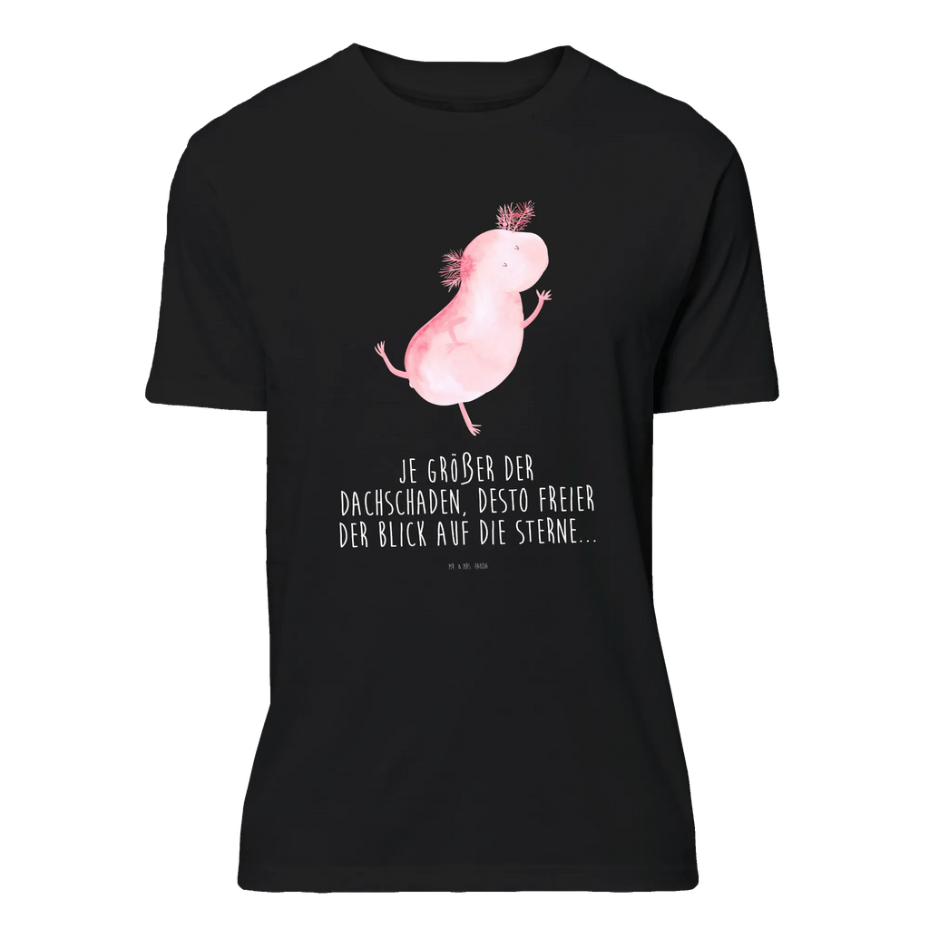 T-Shirt Standard Axolotl tanzt Damen, Shirt, Tshirt, Lustiges T-Shirt, Geburstag, T-Shirt mit Spruch, Nachthemd, Herrn, Junggesellenabschied, Schlafshirt, T-Shirt, Jubiläum, Axolotl, Molch, Verrückt, Freundin, Schwanzlurch, Beste Freundin, Sterne, Axolot, Lurch, Dachschaden, Lurche