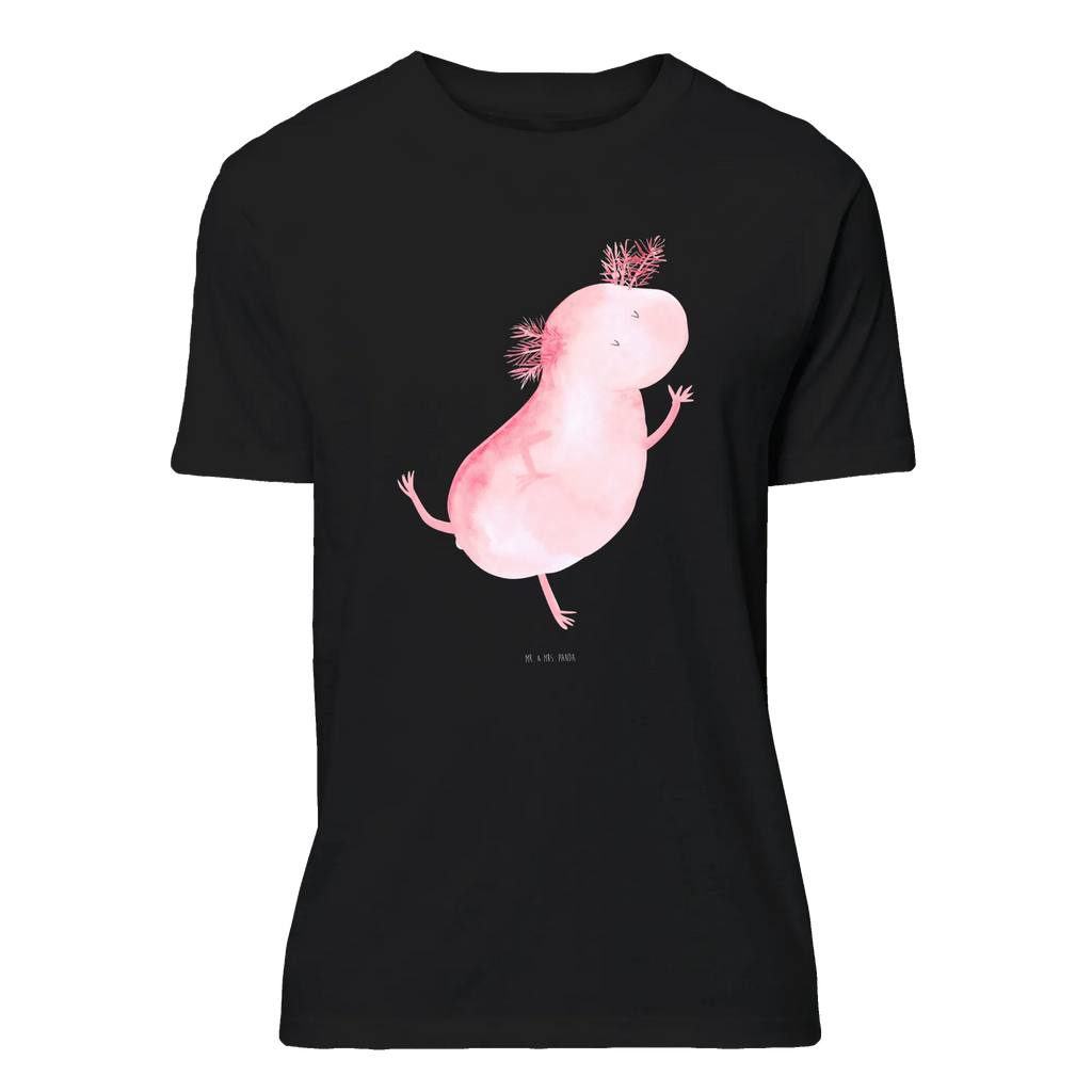 T-Shirt Standard Axolotl tanzt Damen, Shirt, Tshirt, Lustiges T-Shirt, Geburstag, T-Shirt mit Spruch, Nachthemd, Herrn, Junggesellenabschied, Schlafshirt, T-Shirt, Jubiläum, Axolotl, Molch, Verrückt, Freundin, Schwanzlurch, Beste Freundin, Sterne, Axolot, Lurch, Dachschaden, Lurche