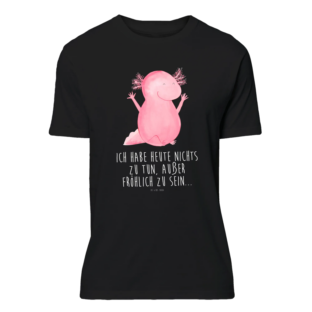 T-Shirt Standard Axolotl Hurra T-Shirt, Junggesellenabschied, Herrn, T-Shirt mit Spruch, Jubiläum, Nachthemd, Schlafshirt, Shirt, Lustiges T-Shirt, Damen, Geburstag, Tshirt, Axolotl, Molch, Freude, Fröhlich, Spaß, Schwanzlurch, Zufriedenheit, Lurch, Motivation, Axolot, Lurche