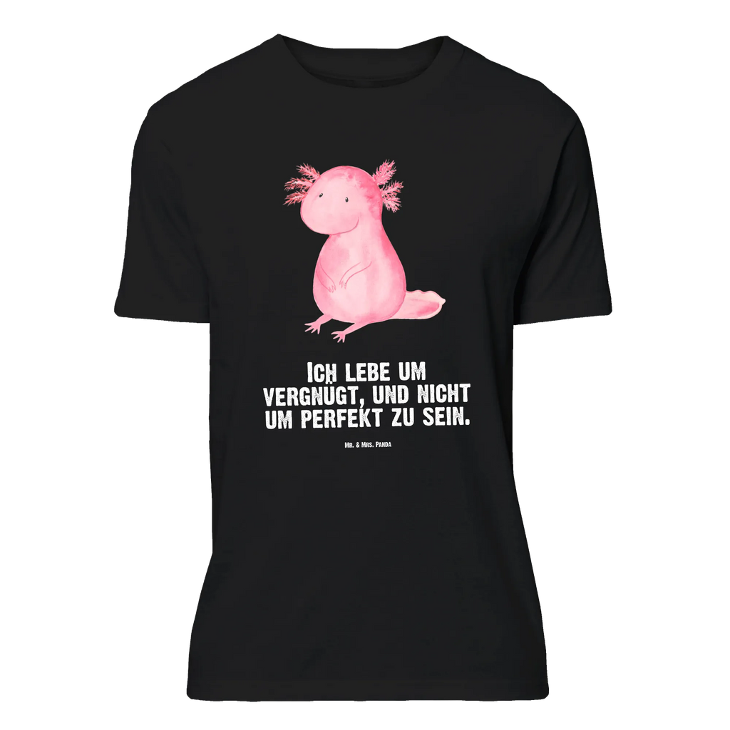 T-Shirt Standard Axolotl Shirt, T-Shirt, Jubiläum, Geburstag, Tshirt, Nachthemd, Schlafshirt, Lustiges T-Shirt, Damen, T-Shirt mit Spruch, Junggesellenabschied, Herrn, Axolotl, Molch, Lebensstil, Weisheit, Axolot, Lebensweisheit, Zufrieden, Liebe, Freundin, Fröhlich, Vergnügt