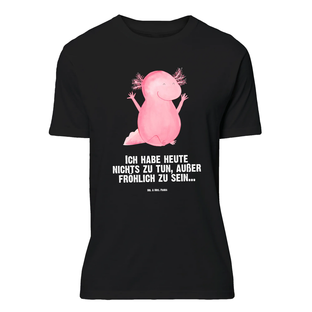 T-Shirt Standard Axolotl Hurra T-Shirt, Junggesellenabschied, Herrn, T-Shirt mit Spruch, Jubiläum, Nachthemd, Schlafshirt, Shirt, Lustiges T-Shirt, Damen, Geburstag, Tshirt, Axolotl, Molch, Freude, Fröhlich, Spaß, Schwanzlurch, Zufriedenheit, Lurch, Motivation, Axolot, Lurche