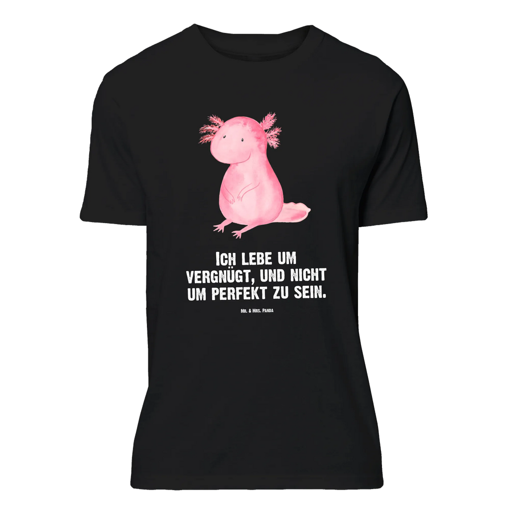 T-Shirt Standard Axolotl Shirt, T-Shirt, Jubiläum, Geburstag, Tshirt, Nachthemd, Schlafshirt, Lustiges T-Shirt, Damen, T-Shirt mit Spruch, Junggesellenabschied, Herrn, Axolotl, Molch, Lebensstil, Weisheit, Axolot, Lebensweisheit, Zufrieden, Liebe, Freundin, Fröhlich, Vergnügt