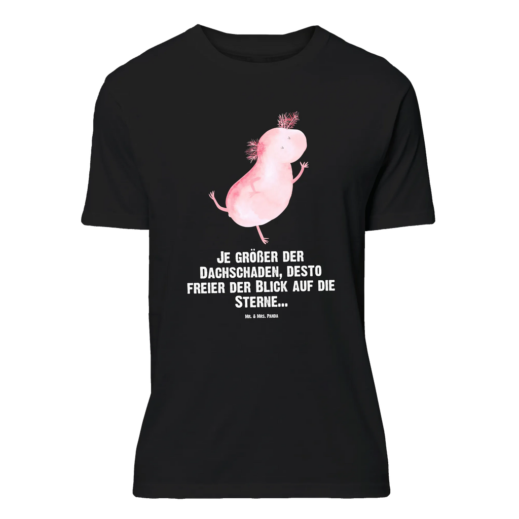 T-Shirt Standard Axolotl tanzt Damen, Shirt, Tshirt, Lustiges T-Shirt, Geburstag, T-Shirt mit Spruch, Nachthemd, Herrn, Junggesellenabschied, Schlafshirt, T-Shirt, Jubiläum, Axolotl, Molch, Verrückt, Freundin, Schwanzlurch, Beste Freundin, Sterne, Axolot, Lurch, Dachschaden, Lurche