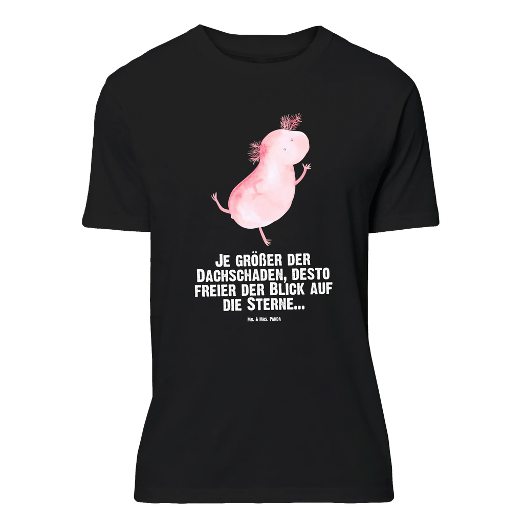 T-Shirt Standard Axolotl tanzt Damen, Shirt, Tshirt, Lustiges T-Shirt, Geburstag, T-Shirt mit Spruch, Nachthemd, Herrn, Junggesellenabschied, Schlafshirt, T-Shirt, Jubiläum, Axolotl, Molch, Verrückt, Freundin, Schwanzlurch, Beste Freundin, Sterne, Axolot, Lurch, Dachschaden, Lurche