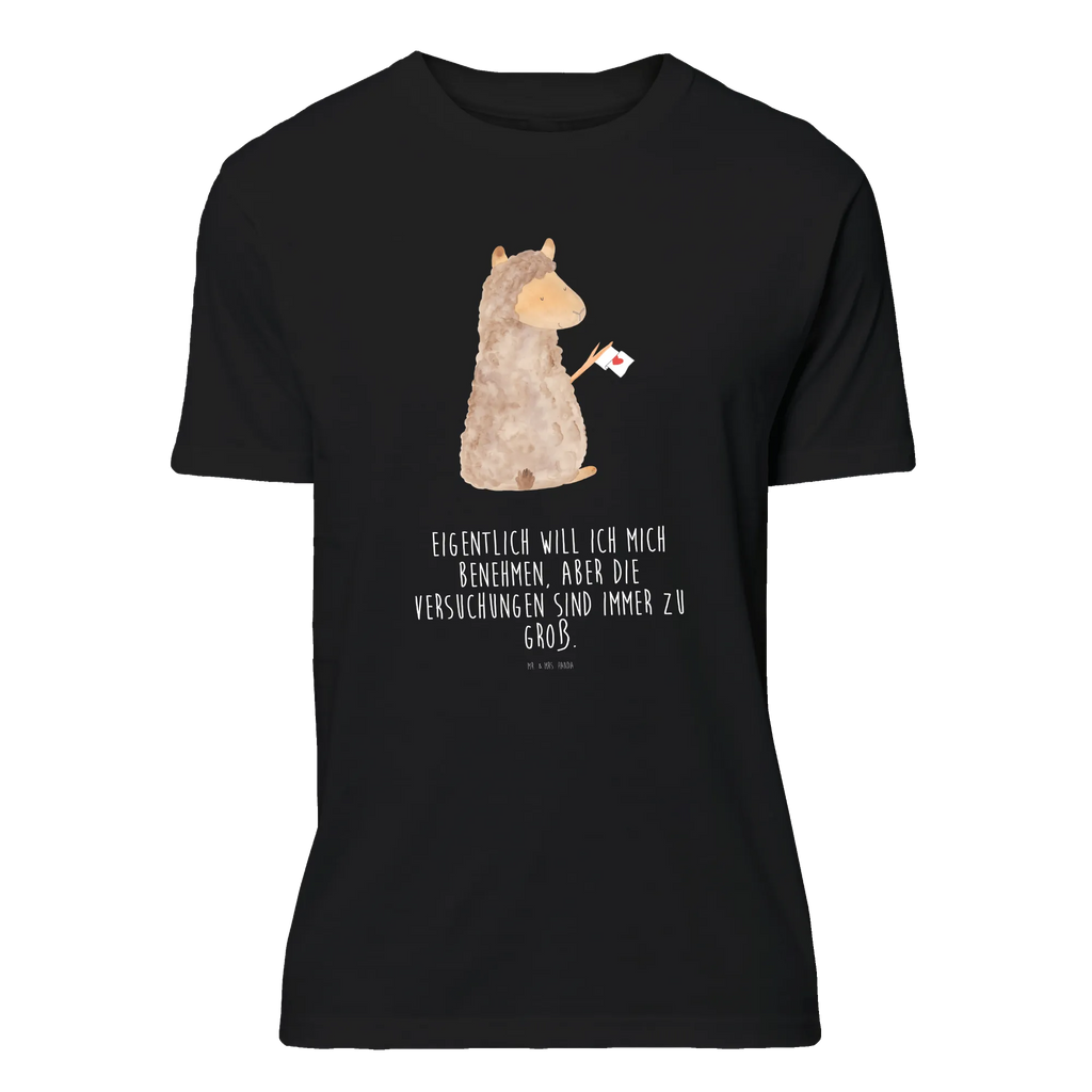 T-Shirt Standard Alpaka Fahne Lustiges T-Shirt, Schlafshirt, Junggesellenabschied, T-Shirt mit Spruch, Tshirt, Nachthemd, Damen, T-Shirt, Herrn, Jubiläum, Shirt, Geburstag, Lama, Alpaka, Lamas, Alpakas, Liebe