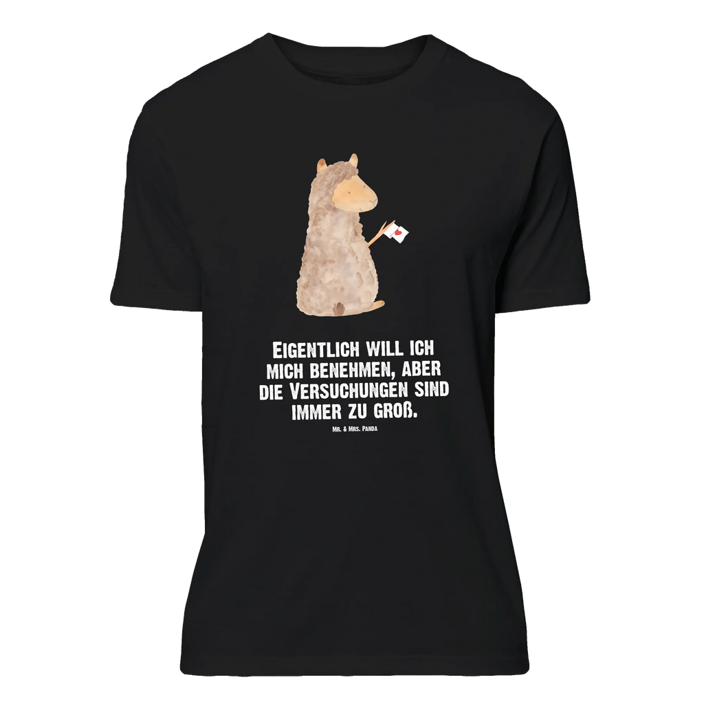 T-Shirt Standard Alpaka Fahne Lustiges T-Shirt, Schlafshirt, Junggesellenabschied, T-Shirt mit Spruch, Tshirt, Nachthemd, Damen, T-Shirt, Herrn, Jubiläum, Shirt, Geburstag, Lama, Alpaka, Lamas, Alpakas, Liebe