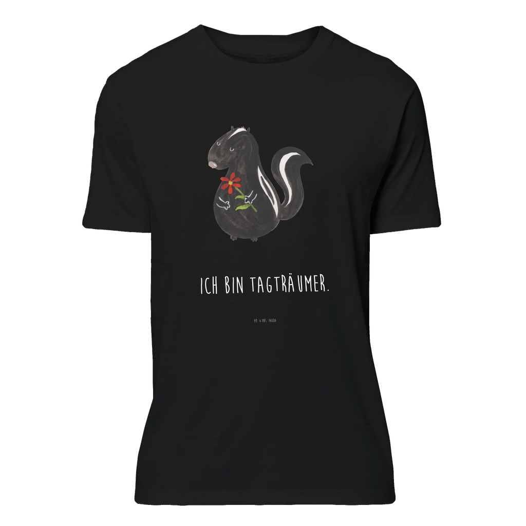 T-Shirt Standard Stinktier Blume Jubiläum, Lustiges T-Shirt, Tshirt, Junggesellenabschied, T-Shirt mit Spruch, Herrn, Schlafshirt, Geburstag, Nachthemd, Damen, T-Shirt, Shirt, Stinktier, Skunk, Raubtier, Träume, Stinker, Stinki, Verträumt, Tagträumer, Dreams, Wildtier