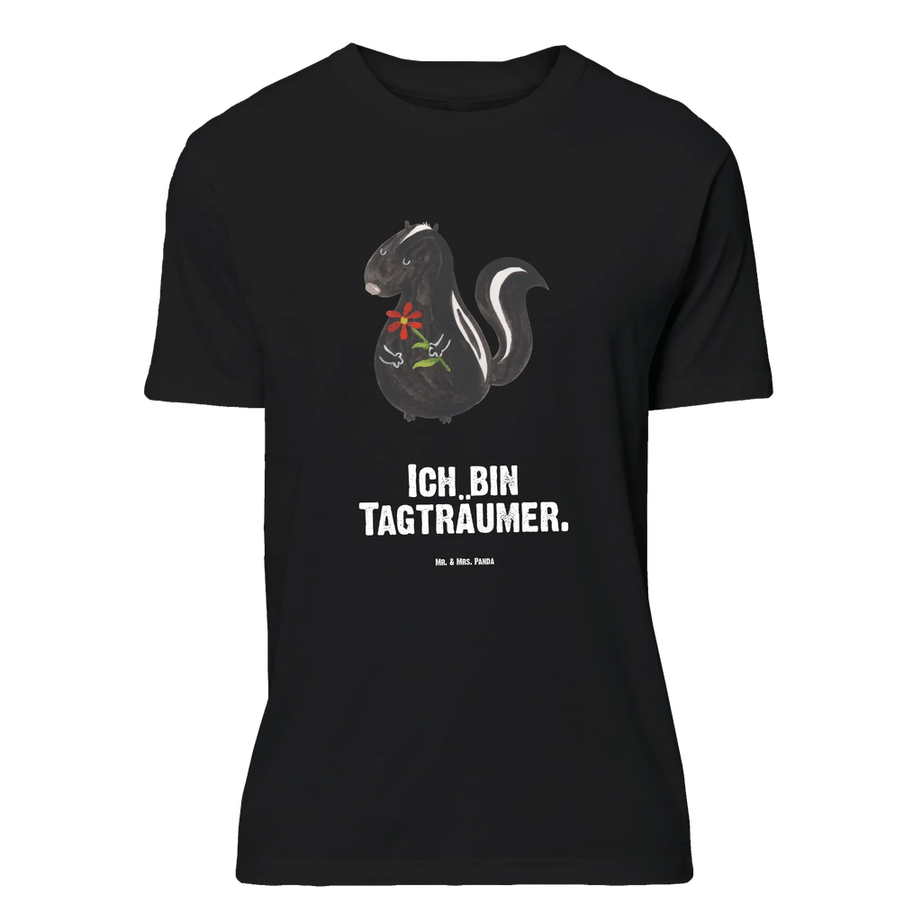 T-Shirt Standard Stinktier Blume Jubiläum, Lustiges T-Shirt, Tshirt, Junggesellenabschied, T-Shirt mit Spruch, Herrn, Schlafshirt, Geburstag, Nachthemd, Damen, T-Shirt, Shirt, Stinktier, Skunk, Raubtier, Träume, Stinker, Stinki, Verträumt, Tagträumer, Dreams, Wildtier