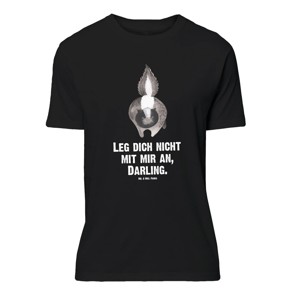 T-Shirt Standard Stinktier Angriff Nachthemd, Lustiges T-Shirt, Shirt, Jubiläum, T-Shirt mit Spruch, Junggesellenabschied, Geburstag, Herrn, Damen, T-Shirt, Schlafshirt, Tshirt, Stinktier, Skunk, Drohung, Stinki, wütend, Raubtier, Wildtier, Stinker