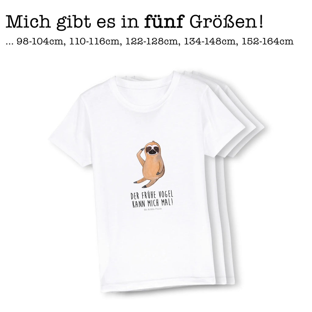 Organic Kinder T-Shirt Faultier Vogel zeigen Kinder T-Shirt, Kinder T-Shirt Jungen, Kinder T-Shirt Mädchen, Faultier Geschenk, Faultier, Faultier Deko, Morgenmuffel, Faultiere, Frühaufsteher, Der Frühe Vogel, Faultierwelt, faul, Vogel, Spinner, Lieblingstier, Früher Vogel