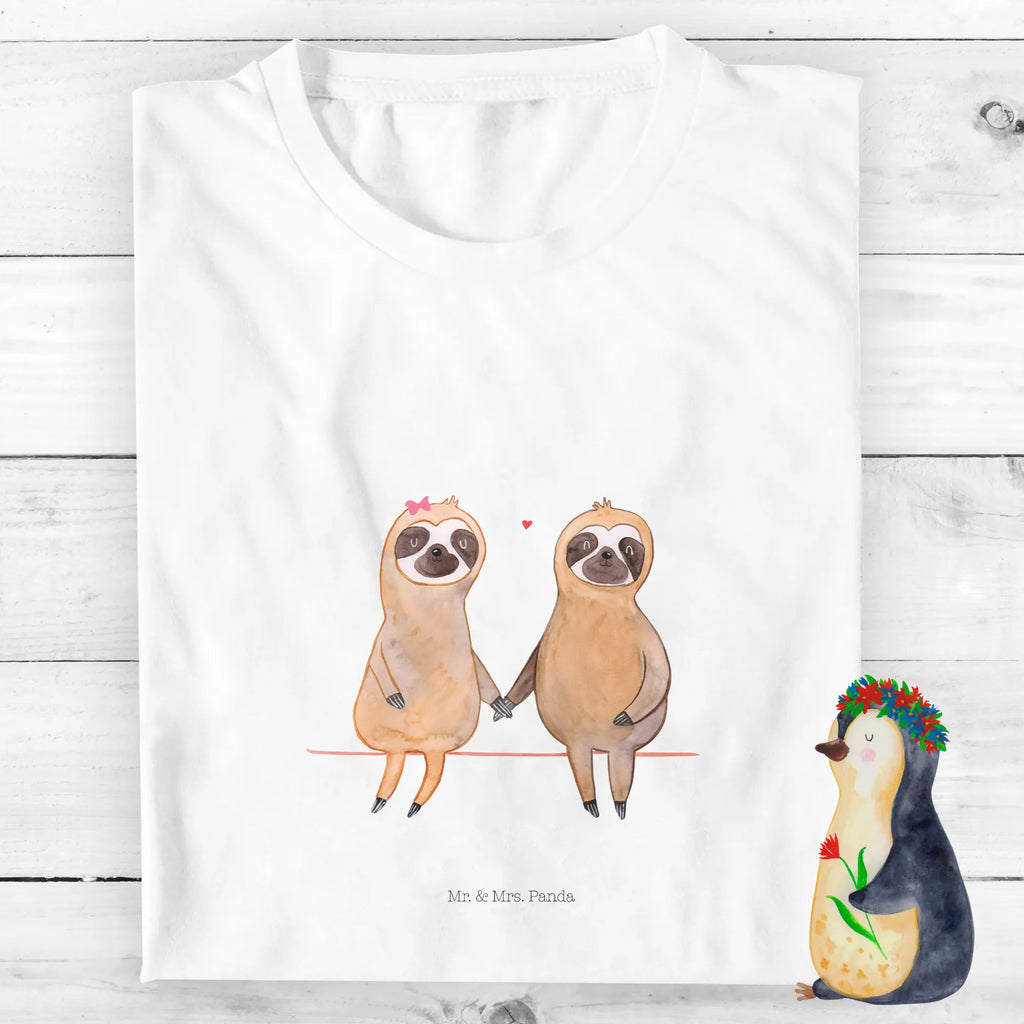 Organic Kids T-Shirt sloth pair Sloth, sloth, trend animal, love, lazy, relax, favourite animal, sloth love, in love, together, sloth couple, lovers, engaged