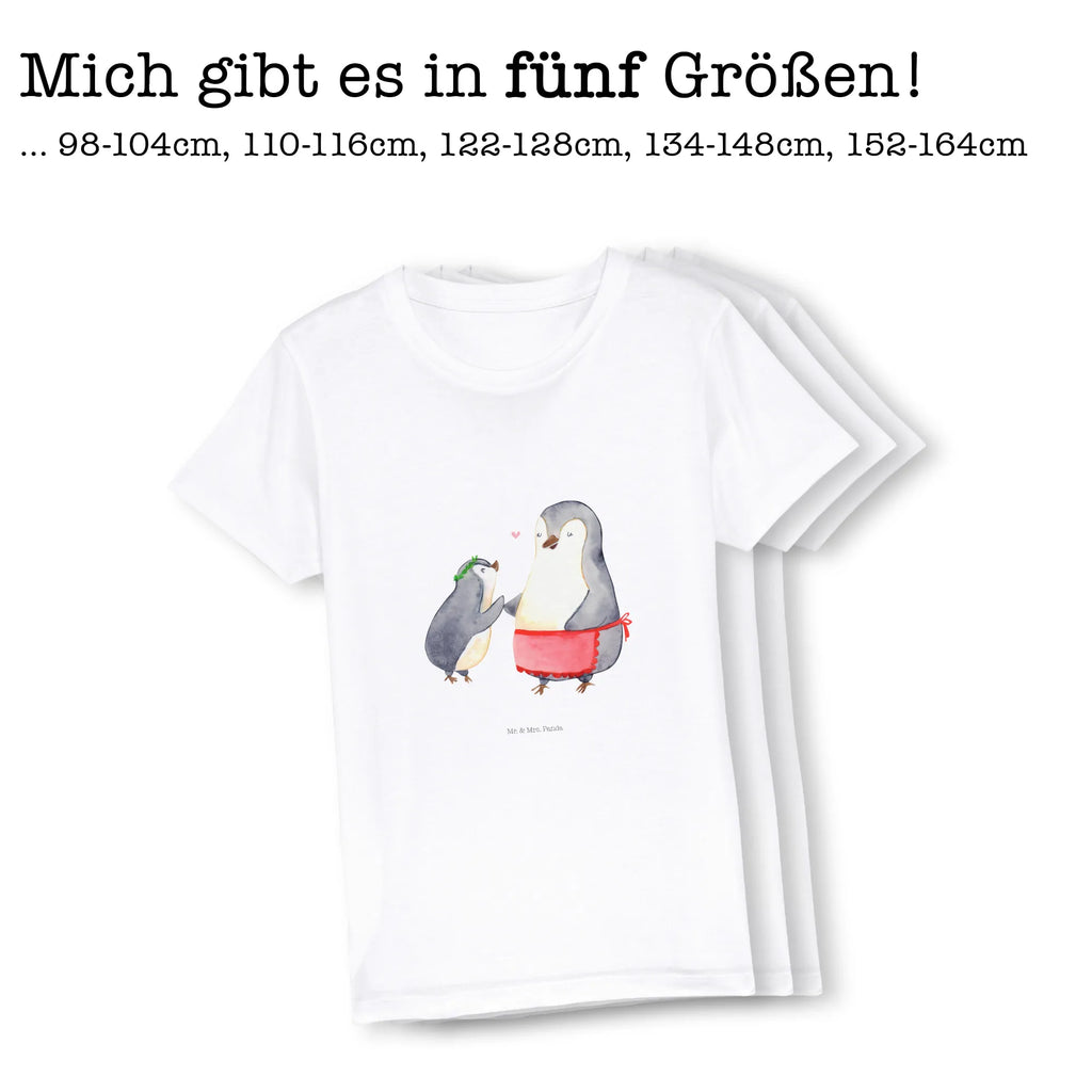 Organic Kinder T-Shirt Pinguin mit Kind Kinder T-Shirt Mädchen, Kinder T-Shirt Jungen, Kinder T-Shirt, Oma, Bruder, Muttertag, Vatertag, Papa, Familie, Mama, Opa, Schwester, Mutter, Geburststag, Mami, Geschenk, Mutti