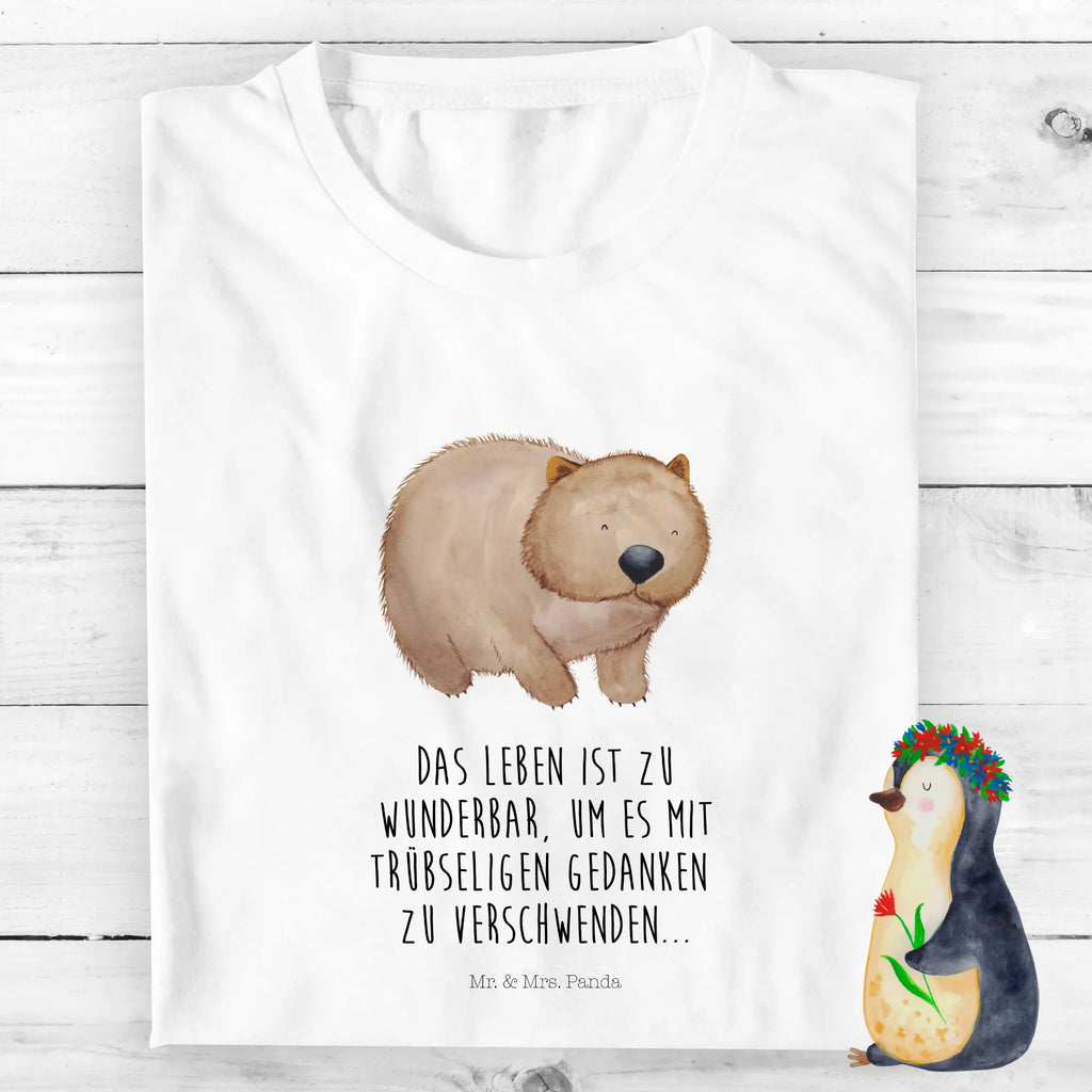 Organic Kids T-Shirt Wombat Kinder T-Shirt Mädchen, Kinder T-Shirt, Kinder T-Shirt Jungen, Gute Laune, Tiere, Tiermotive, Lustige Sprüche, Wombat, Spruch, Motivation, Das Leben Ist schön, Australien