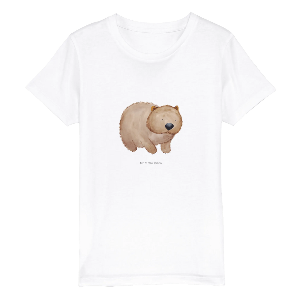 Organic Kids T-Shirt Wombat Kinder T-Shirt Mädchen, Kinder T-Shirt, Kinder T-Shirt Jungen, Gute Laune, Tiere, Tiermotive, Lustige Sprüche, Wombat, Spruch, Motivation, Das Leben Ist schön, Australien