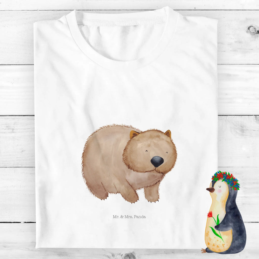 Organic Kids T-Shirt Wombat Kinder T-Shirt Mädchen, Kinder T-Shirt, Kinder T-Shirt Jungen, Gute Laune, Tiere, Tiermotive, Lustige Sprüche, Wombat, Spruch, Motivation, Das Leben Ist schön, Australien