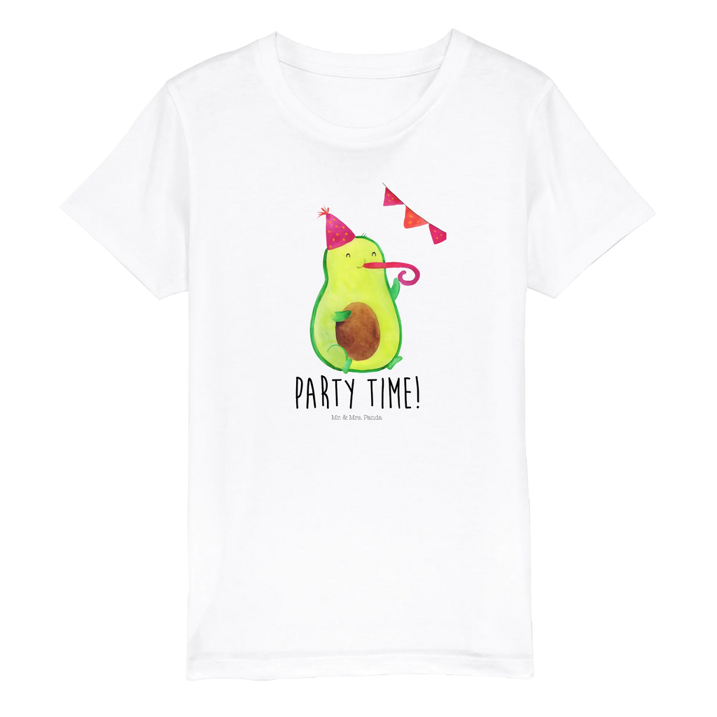 Organic Kids T-Shirt avocado party time Kinder T-Shirt Jungen, Kinder T-Shirt Mädchen, Kinder T-Shirt, Gesund, Avocado, Veggie, Vegan