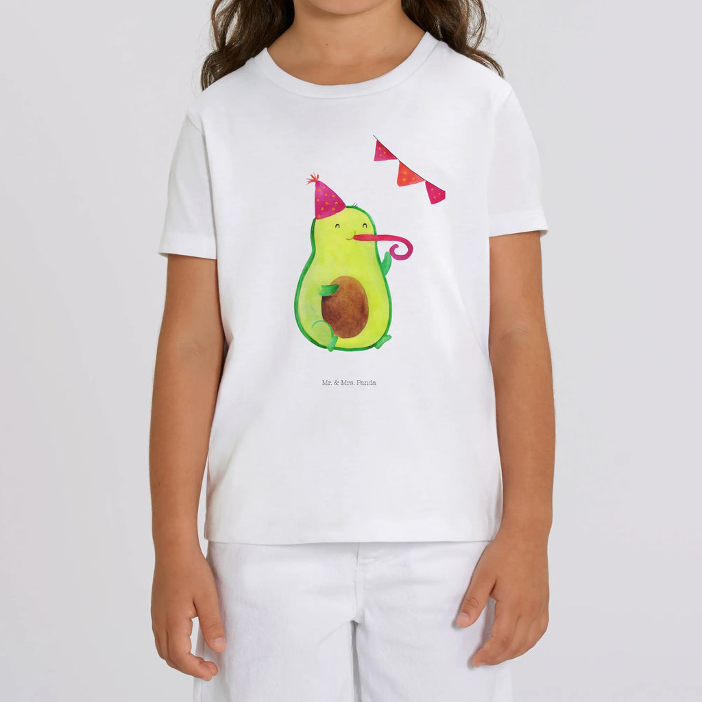 Organic Kids T-Shirt avocado party time Kinder T-Shirt Jungen, Kinder T-Shirt Mädchen, Kinder T-Shirt, Gesund, Avocado, Veggie, Vegan