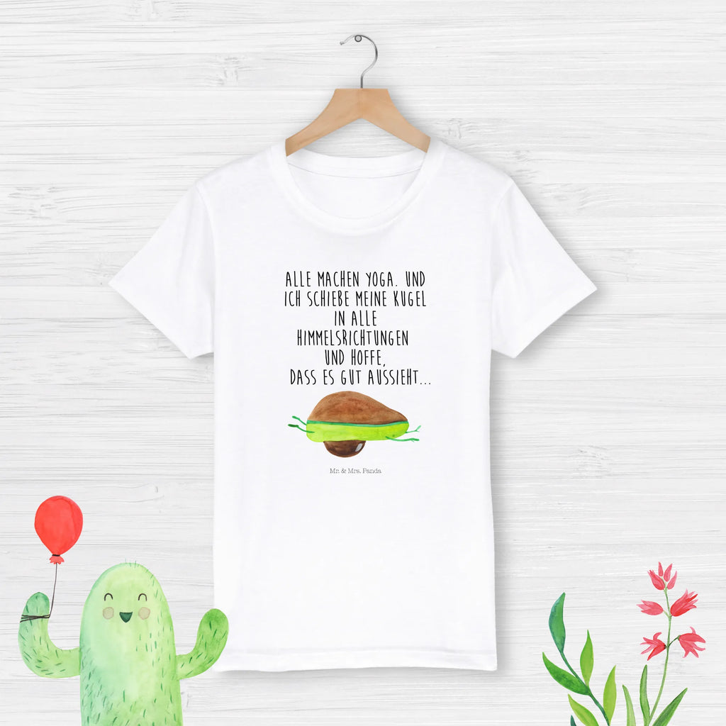 Organic Kinder T-Shirt Avocado Yoga Kinder T-Shirt Jungen, Kinder T-Shirt, Kinder T-Shirt Mädchen, Gesund, Avocado, Veggie, Vegan, Avocado Yoga Vegan